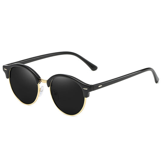 Herren-Sonnenbrille Techsuit 66612, polarisiert, UV-Schutz, schwarz
