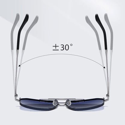 Herren-Sonnenbrille Techsuit 8538, polarisiert, UV-Schutz, rosa gold lila