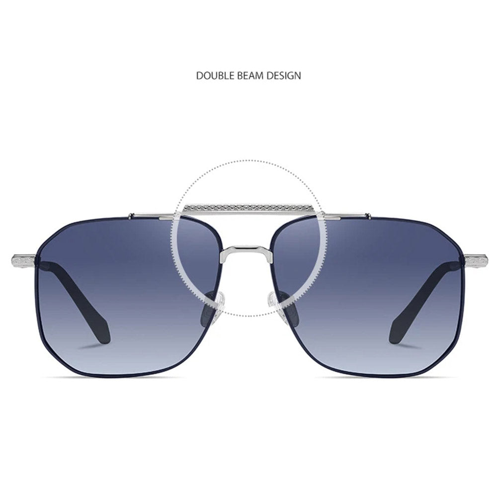 Herren-Sonnenbrille Techsuit 8538, polarisiert, UV-Schutz, rosa gold lila
