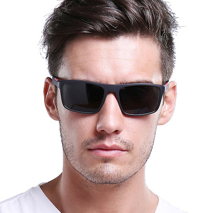 Herren-Sonnenbrille Techsuit TR90 (MM101), polarisiert, UV-Schutz, braun
