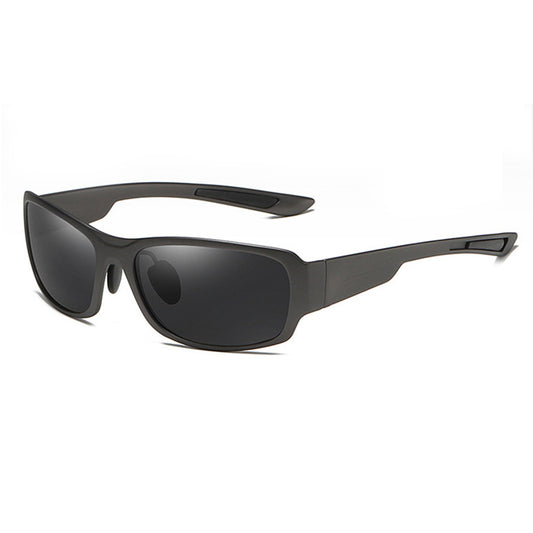 Herren-Sonnenbrille Techsuit MM108, polarisiert, UV-Schutz, grau