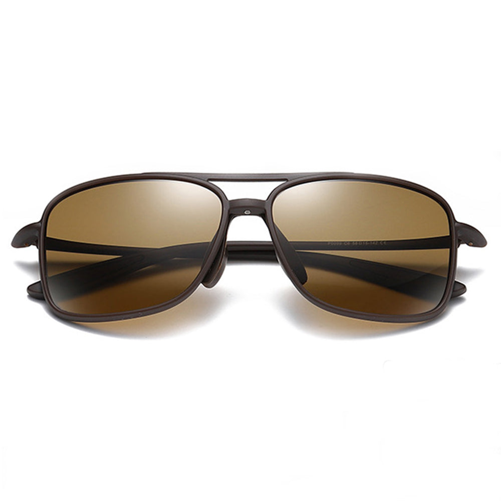 Men's Techsuit MM99 Sunglasses, Polarized, UV Protection, Brown