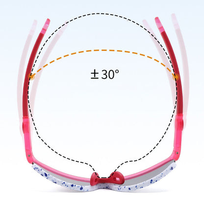 Techsuit Kinder Sonnenbrille 2025, polarisiert, UV-Schutz, rosa
