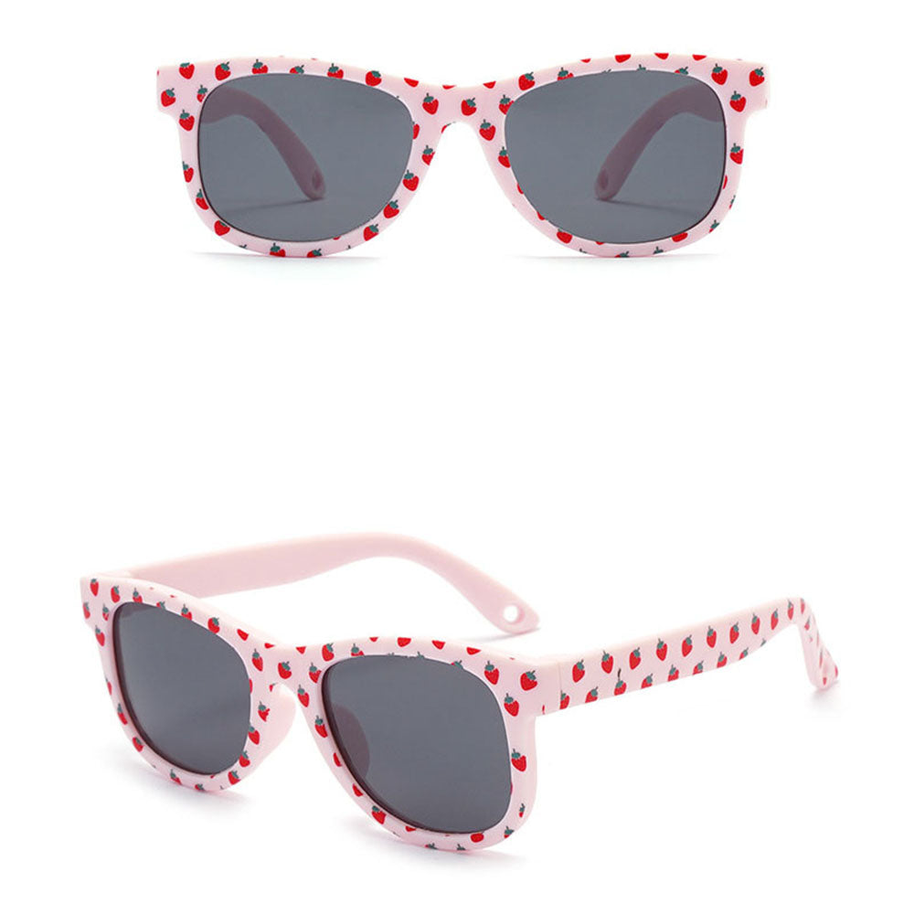 Techsuit 5218 Kinder-Sonnenbrille, polarisiert, UV-Schutz, rosa