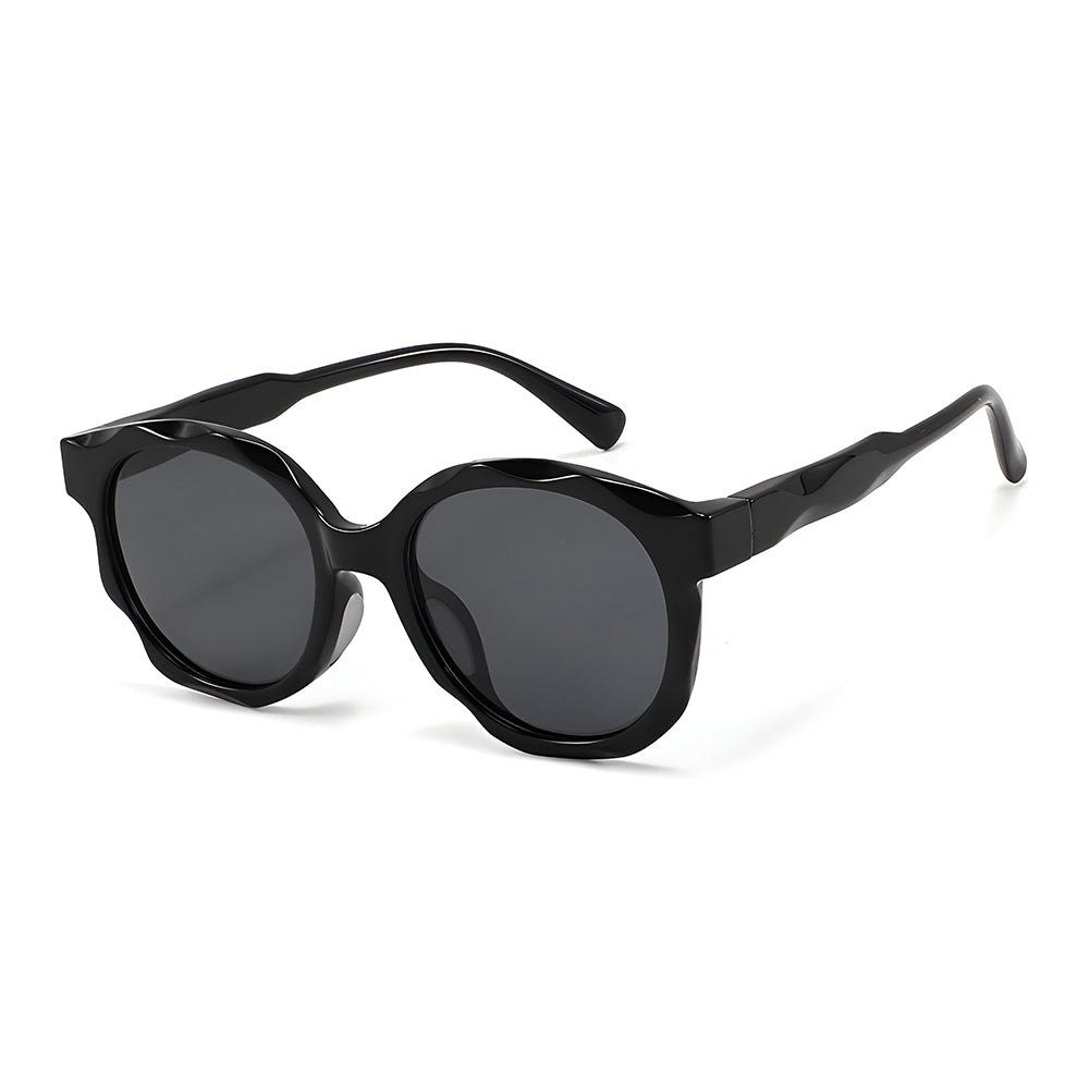 Techsuit 627 Kinder-Sonnenbrille, polarisiert, UV-Schutz, schwarz