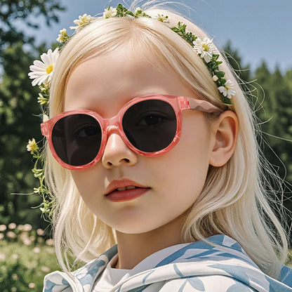 Techsuit 627 Kinder-Sonnenbrille, polarisiert, UV-Schutz, grün