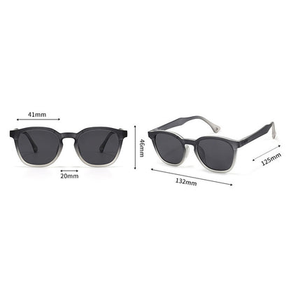 Techsuit 691 Kinder-Sonnenbrille, polarisiert, UV-Schutz, schwarz