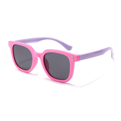 Techsuit Kinder Sonnenbrille 8351-C42, polarisiert, rosa-lila