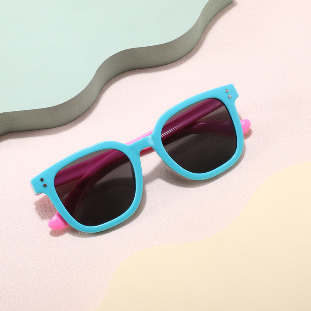Techsuit Kinder Sonnenbrille 8351-C42, polarisiert, rosa-lila