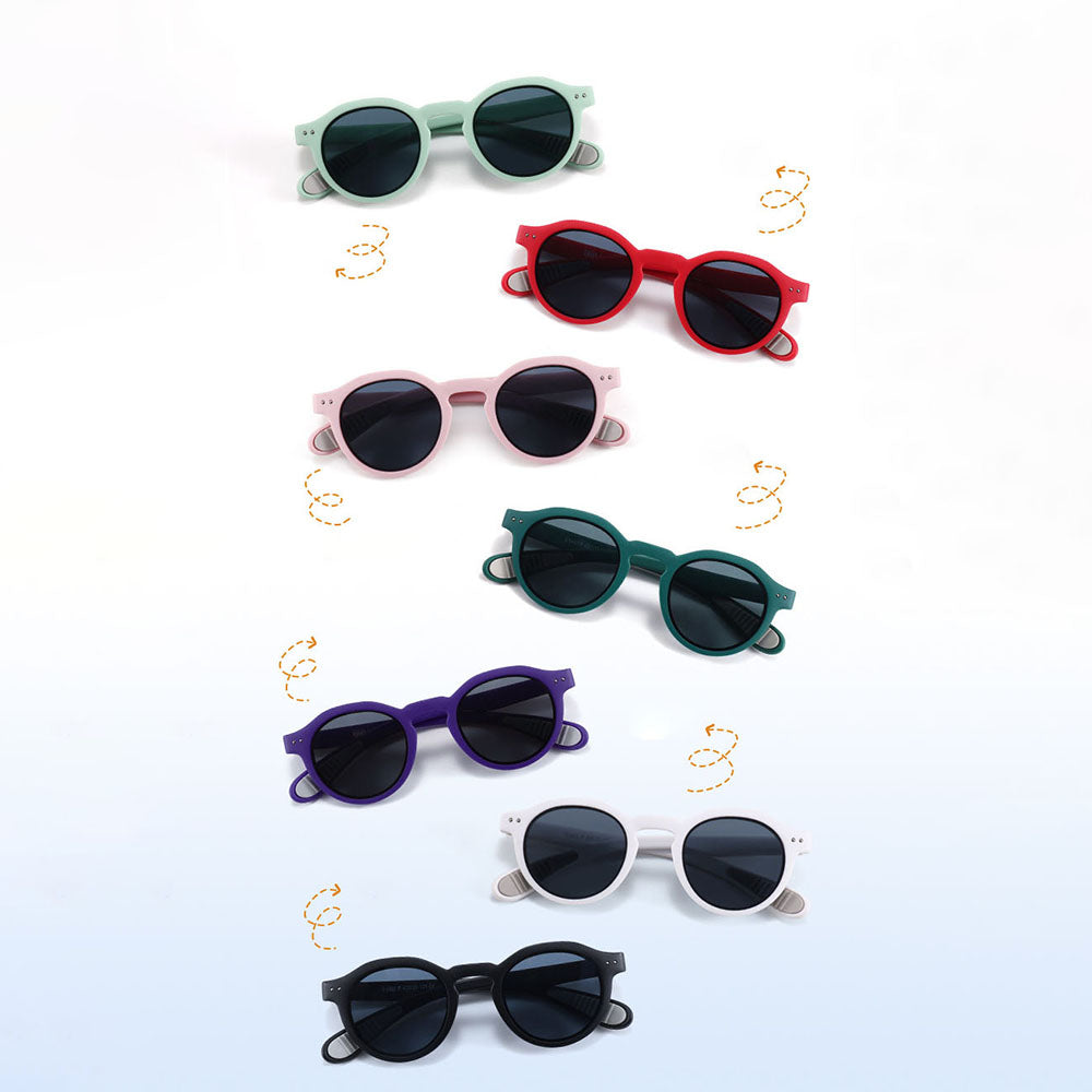 Techsuit Kinder Sonnenbrille 8443, polarisiert, UV-Schutz, grün