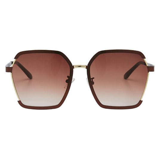 Damen-Sonnenbrille Techsuit 191, polarisiert, UV-Schutz, braun