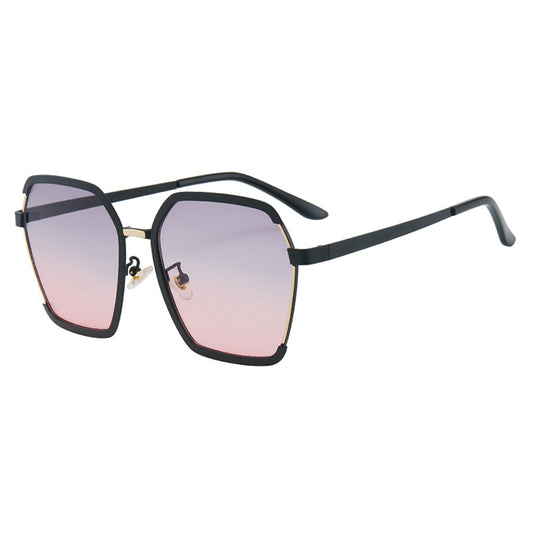 Damen-Sonnenbrille Techsuit 191, polarisiert, UV-Schutz, Schwarz Grau Rosa