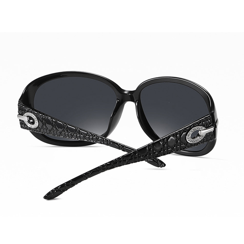Women's Techsuit 2012 Sunglasses, Polarized, UV Protection, Black Purple Gray