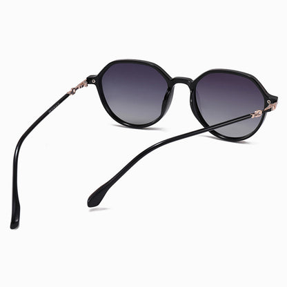 Damen-Sonnenbrille Techsuit 2203, polarisiert, UV-Schutz, Grau Rosa