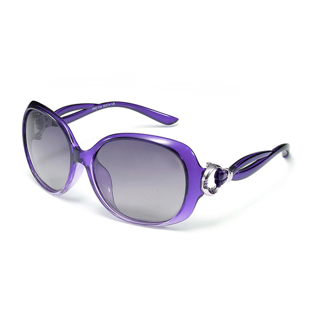 Damen-Sonnenbrille Techsuit 2962, polarisiert, UV-Schutz, lila