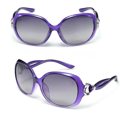 Damen-Sonnenbrille Techsuit 2962, polarisiert, UV-Schutz, lila