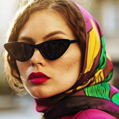 Damen-Sonnenbrille Techsuit 5040, Schwarz
