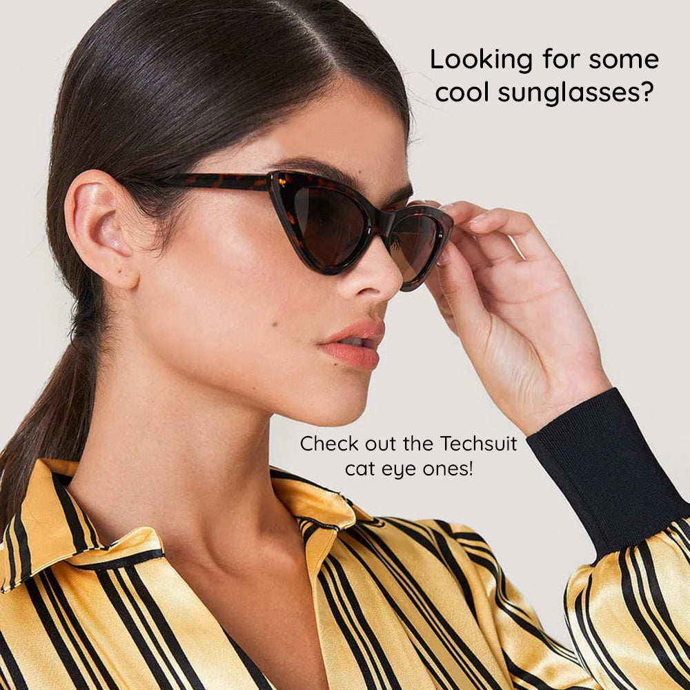 Damen-Sonnenbrille Techsuit 5040, Schwarz