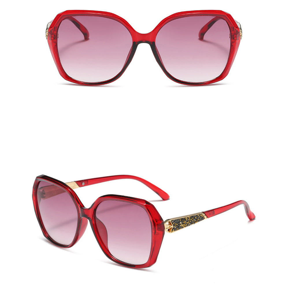 Damen-Sonnenbrille Techsuit 5599, polarisiert, UV-Schutz, rot