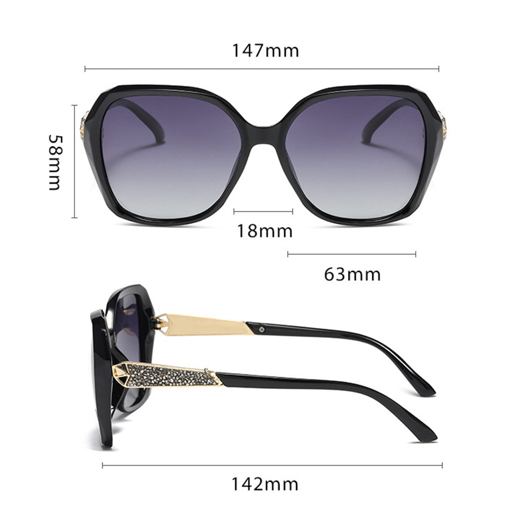 Damen-Sonnenbrille Techsuit 5599, polarisiert, UV-Schutz, rot