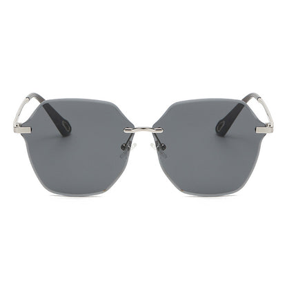 Damen-Sonnenbrille Techsuit 8195, Silber Grau