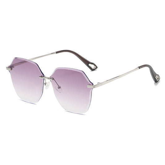 Damen-Sonnenbrille Techsuit 8195, Silber Lila