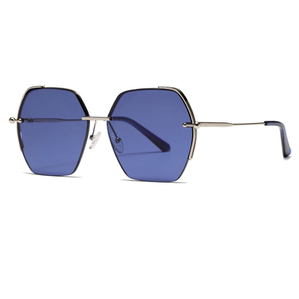 Techsuit 8561 Women's Sunglasses, Silver Blue