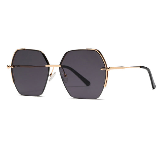 Damen-Sonnenbrille Techsuit 8561, Gold Grau