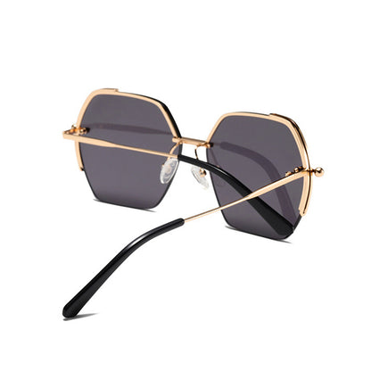 Techsuit Women's Sunglasses 8561, Gold Gray