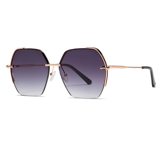 Damen-Sonnenbrille Techsuit 8561, Rosa Gold Grau