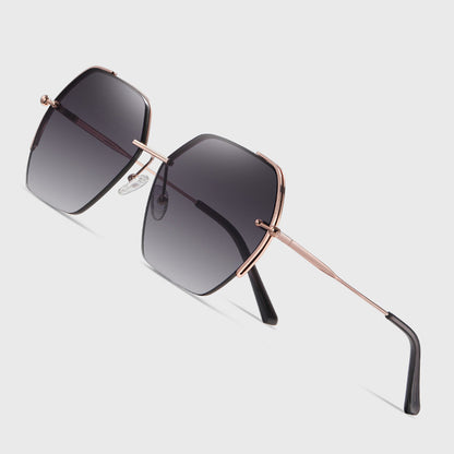 Damen-Sonnenbrille Techsuit 8561, Rosa Gold Lila Rot