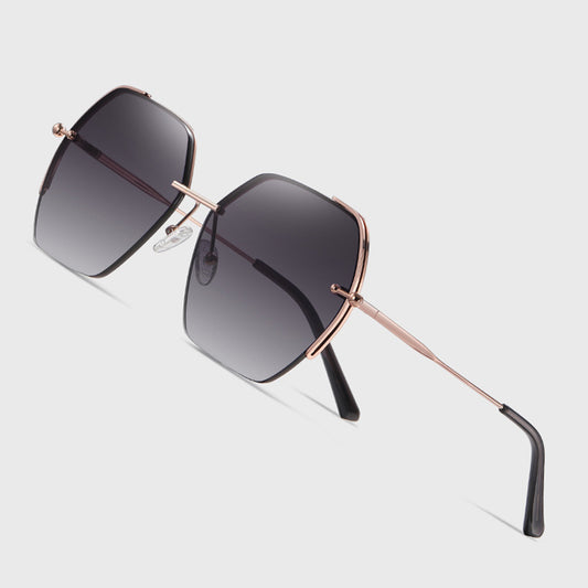 Damen-Sonnenbrille Techsuit 8561, Rosa Gold Lila Rot