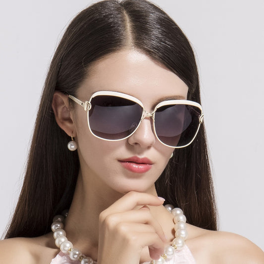Damen-Sonnenbrille Techsuit 8702, polarisiert, UV-Schutz, gelb