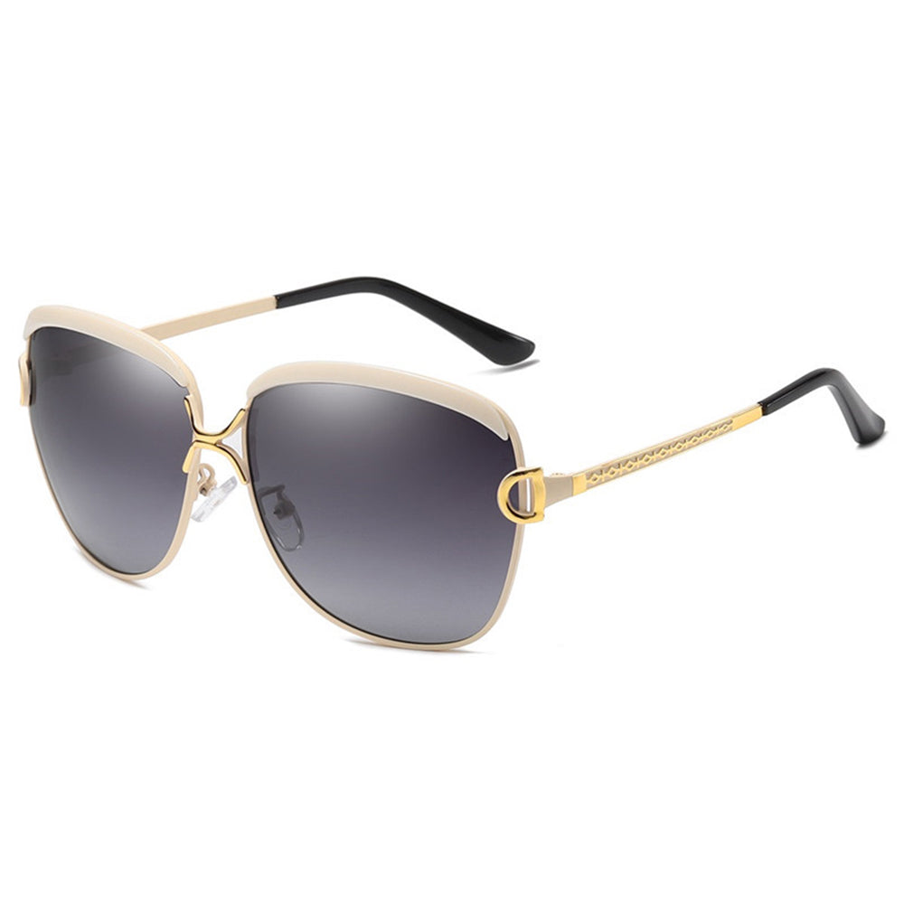 Damen-Sonnenbrille Techsuit 8702, polarisiert, UV-Schutz, gelb