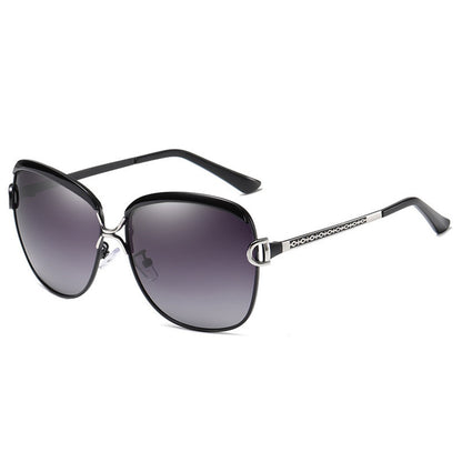 Techsuit 8702 Women's Sunglasses, Polarized, UV Protection, Black