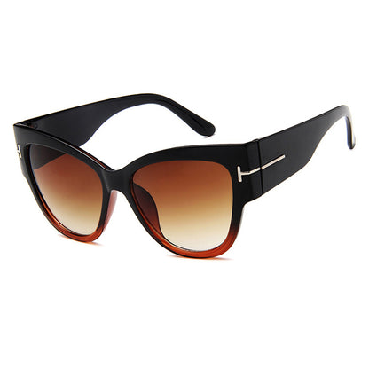 Damen-Sonnenbrille Techsuit 9778, Schwarz Dunkelbraun