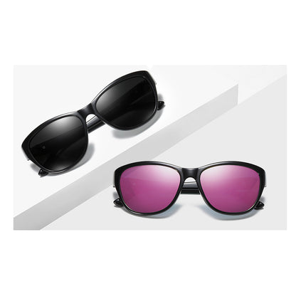 Damen-Sonnenbrille Techsuit A572, polarisiert, UV-Schutz, braun