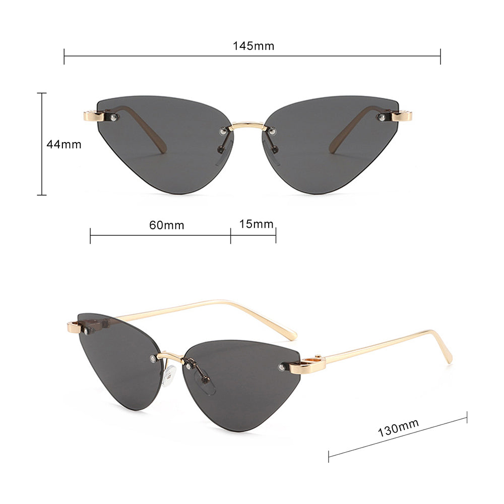 Damen-Sonnenbrille Techsuit S099, Gold Braun