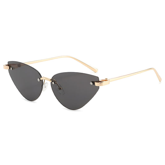 Damen-Sonnenbrille Techsuit S099, Gold Schwarz