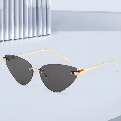 Damen-Sonnenbrille Techsuit S099, Gold Schwarz