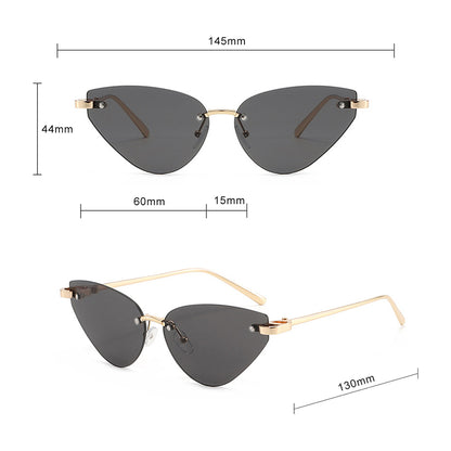 Damen-Sonnenbrille Techsuit S099, Gold Schwarz