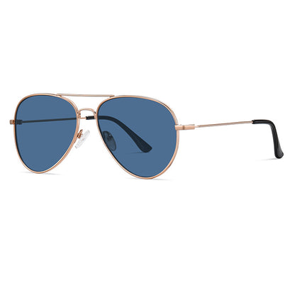 Unisex Sonnenbrille Techsuit 3025, UV-Schutz, Gold Rosa Blau