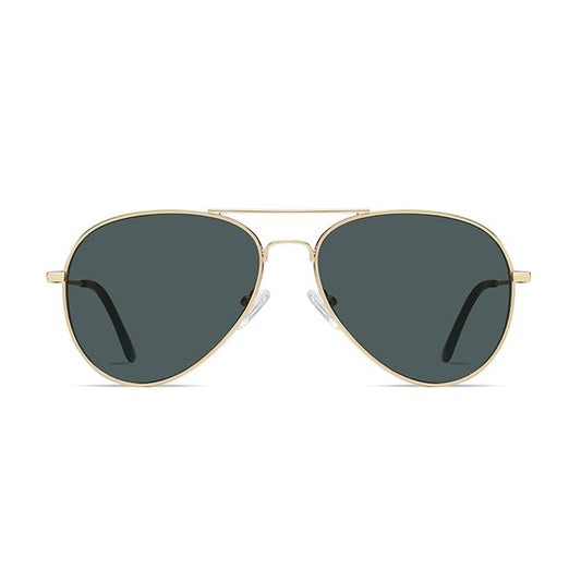 Unisex Techsuit 3025 Sunglasses, UV Protection, Gold Green