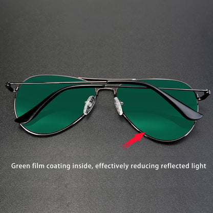 Unisex-Sonnenbrille Techsuit 3025, UV-Schutz, Gold-Grün