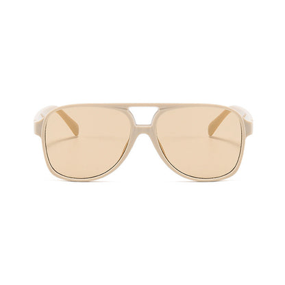 Unisex Sonnenbrille Techsuit 98061, UV-Schutz, Beige Braun