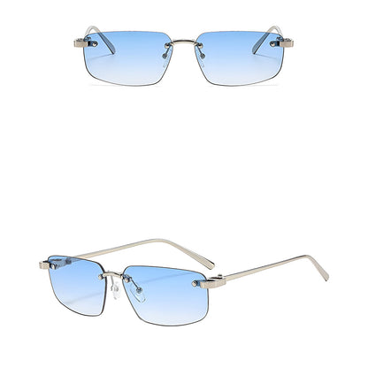 Unisex Techsuit Sonnenbrille S098, Silber Blau