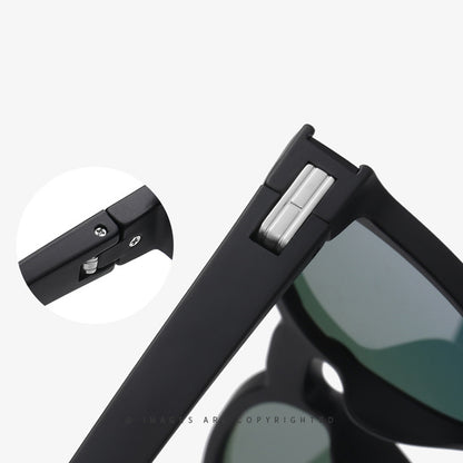 Unisex-Sonnenbrille Techsuit TR7545, polarisiert, UV-Schutz, Schwarz Grau
