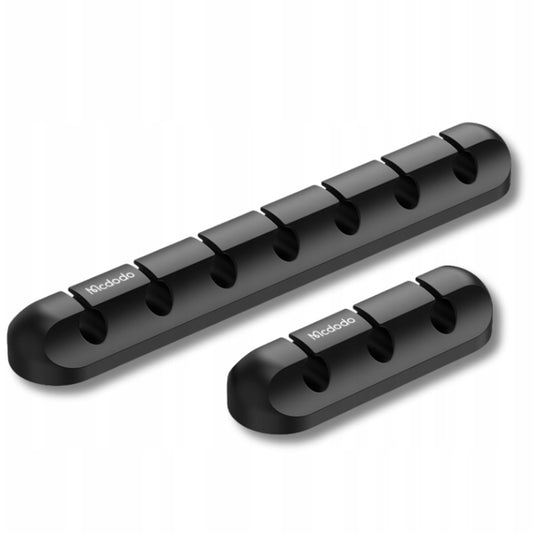 Kabelorganisator McDodo WF-5960, 2er-Set, Schwarz