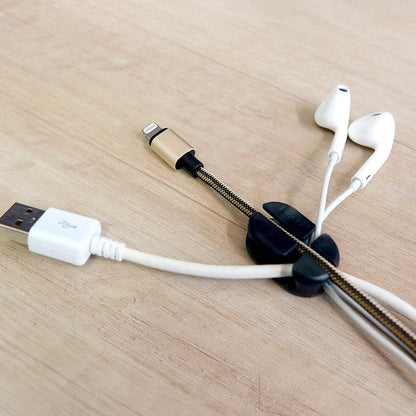 Kabel Organizer Ringke, Set 6 Stück, Schwarz