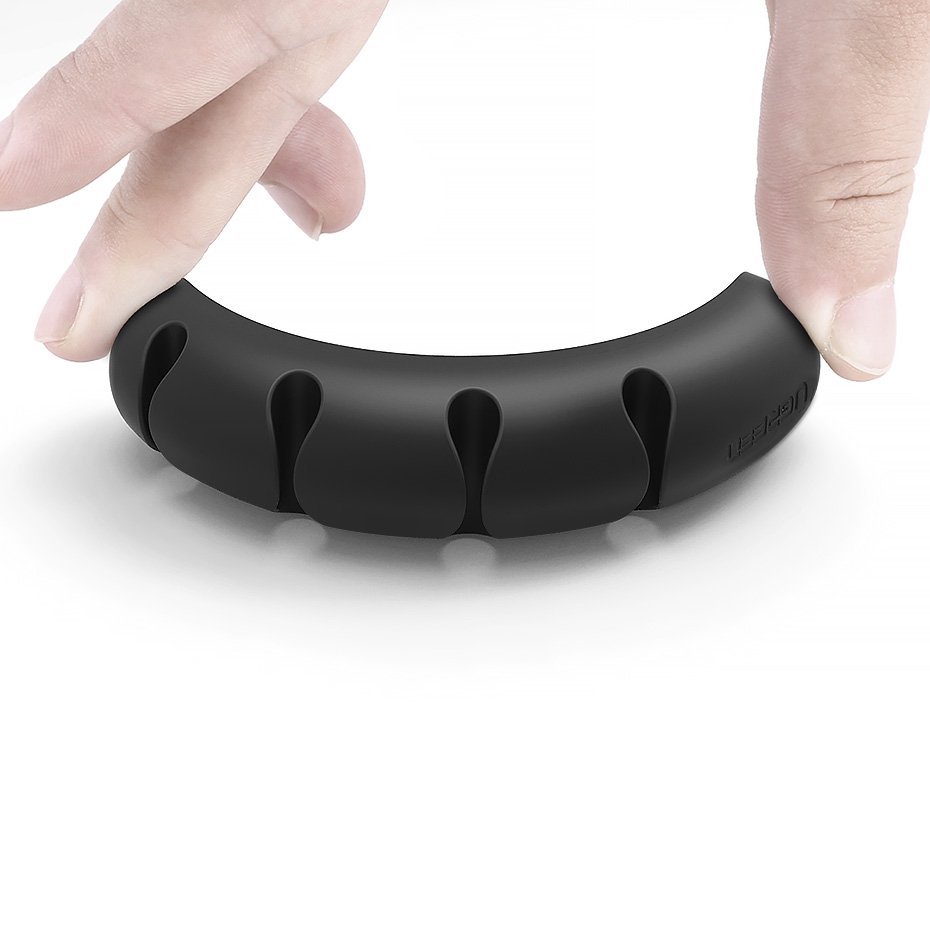 UGREEN Cable Organizer, Set of 2, Black